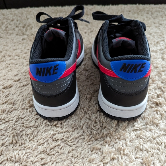 NIKE DUNK LOW GS BLACK UNIVERSITY RED-WHITE "SPIDER VERSE" - Picture 4 of 7